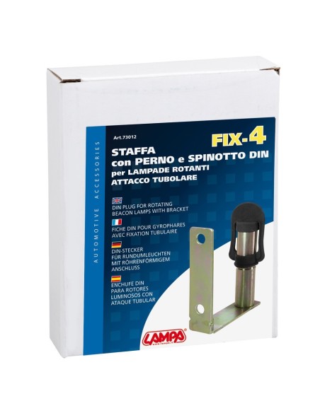 -SUPPORTO--04--X LAMPADE ROTANTI CON ATTACCO DIN T