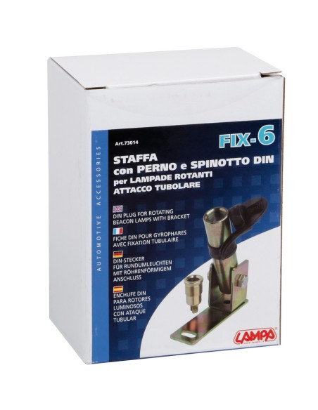 -SUPPORTO--06--X LAMPADE ROTANTI CON ATTACCO DIN T