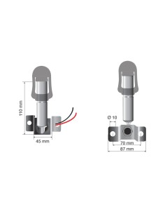 -SUPPORTO--08--X LAMPADE ROTANTI CON ATTACCO DIN T 2