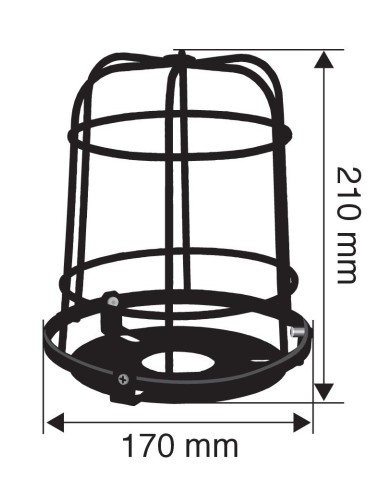 GRIGLIA DI PROTEZIONE PER LAMPADE ROTANTI 72999 E