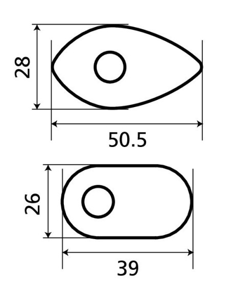 ADATTATORI FRECCE HONDA 4P.