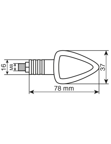 CP.FRECCE CARBON L.MOD.FOCAL LAMPADINA VETRO BIANC