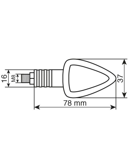CP.FRECCE CARBON L.MOD.FOCAL LAMPADINA VETRO BIANC