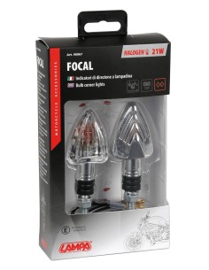 CP.FRECCE CHROME L.MOD.FOCAL LAMPADINA VETRO BIANC 2