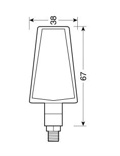CP.FRECCE NERE MOD.DUKE SMD VETRO BIANCO 2