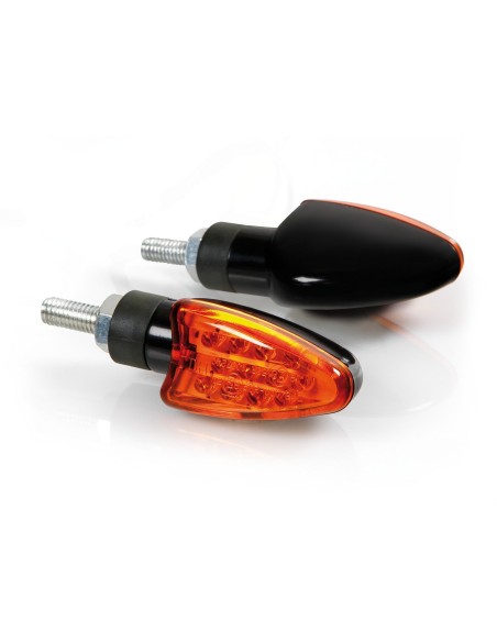 CP.FRECCE NERE MOD.ARROW LED VETRO ARANCIO
