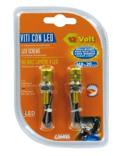 CP.VITI M8 COL.ORO LUCE BIANCA A LED 2