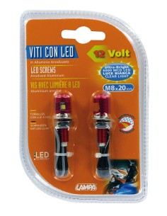 CP.VITI M8 COL.ROSSO LUCE BIANCA A LED 2