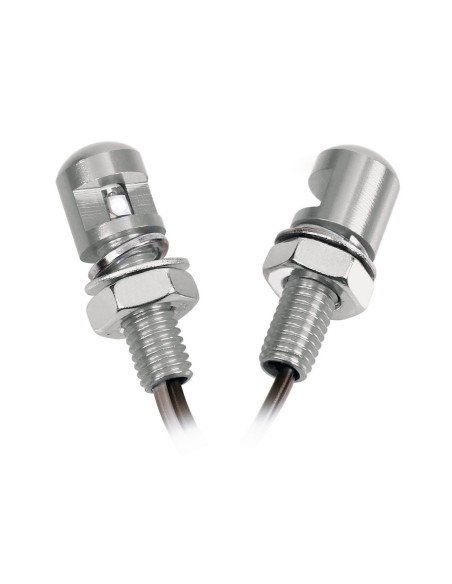 CP.VITI M8 COL.ALLUMIN. LUCE BLU A LED