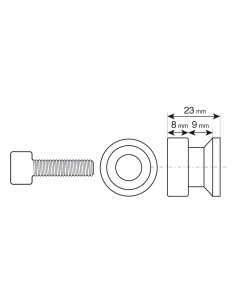 CP.SUPPORTI CAVALLETTO 8MM 2