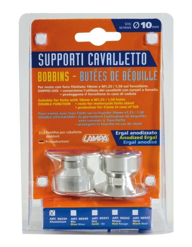 CP SUPPORTI CAVALLETTO ALU VITI 10MM