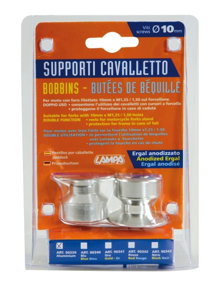 CP SUPPORTI CAVALLETTO ALU VITI 10MM