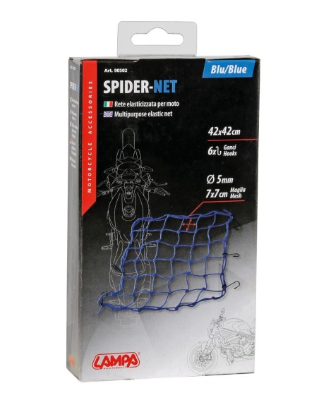 RETE ELASTICA 42X42 P/BAGAGLI BLU