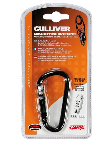 -MOSCHETTONE ANTIFURTO NERO --GULLIVER---