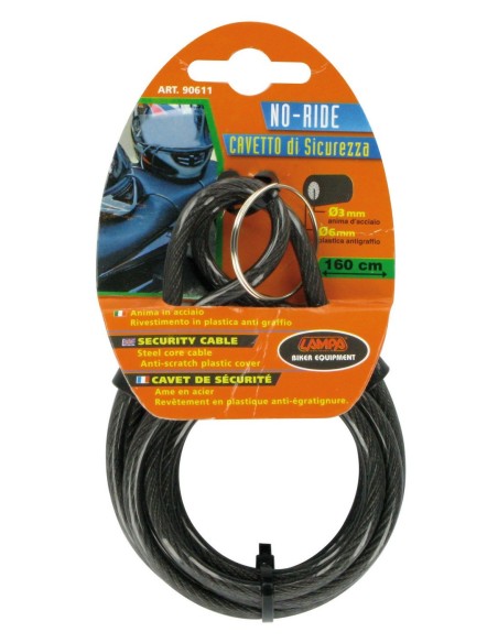 -CAVO ANTIFURTO--NO RIDE---