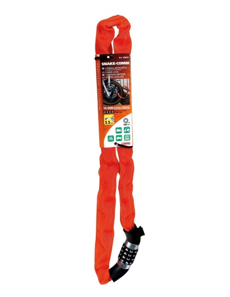 -CATENA ANTIFURTO--SNAKE-COMBI-- 5,5 MM SEZIONE X