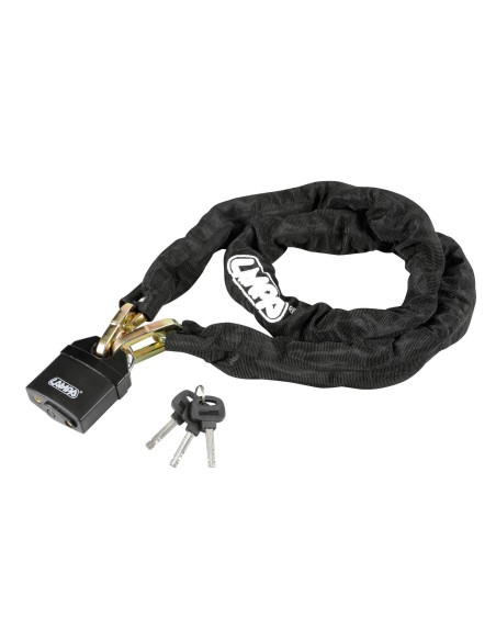 CATENA ANTIFURTO 10MM X 1,5M CON LUCCHETTO