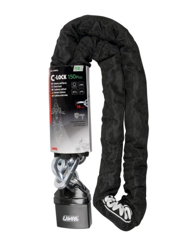 CATENA ANTIFURTO 10MM X 1,5M CON LUCCHETTO