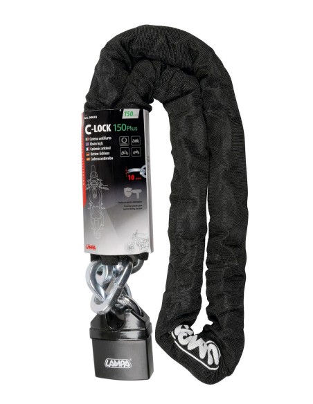 CATENA ANTIFURTO 10MM X 1,5M CON LUCCHETTO