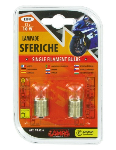 CP.LAMPADE SFER.12V 10W BA15S