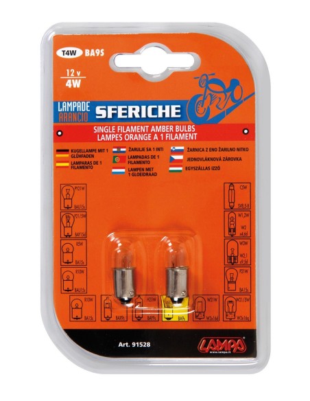CP.LAMPADE SFER.12V 4W BA9S