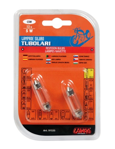 CP.LAMP.SILURO 5W SV8,5 11X38