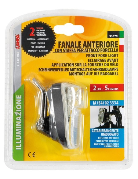 FANALE ANT.BIAN.2 FUNZ.1SUPER LED - OMOLOGATO