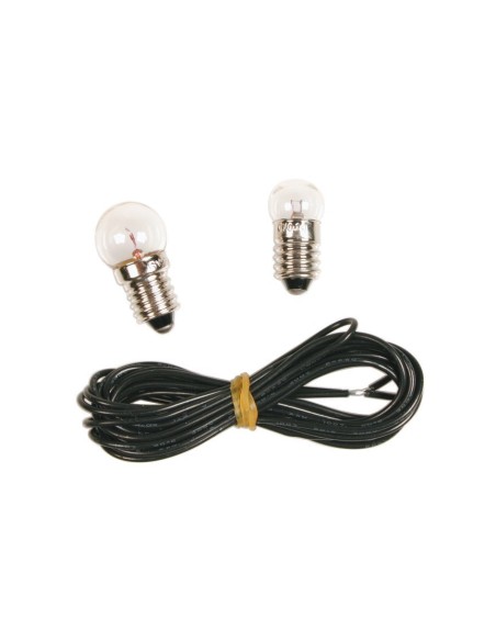 KIT 2 LAMPADINE 2,4W + 0,6W + FILO MT.2