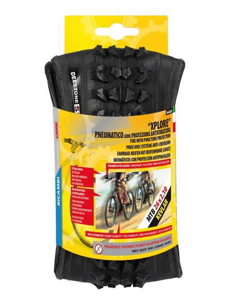 PNEUMAT.MTB 26X2,10 IN KEVLAR PIEGHEVOLE, NERO