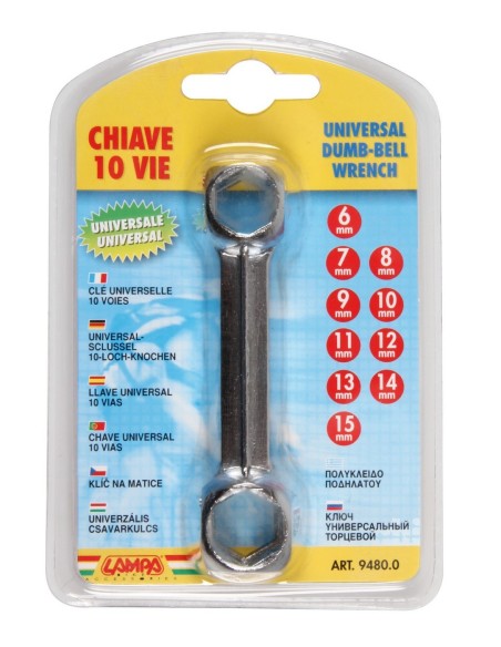 CHIAVE ESAGONALE 10 VIE