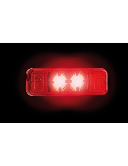 LUCE INGOMBRO--R14--2LED 24V ROSSA-