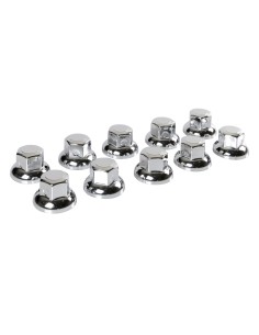 SET 40 PZ.COPRIBULLONI 32MM ACCIAIO INOX CORTI LUC 2