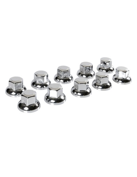 SET 40 PZ.COPRIBULLONI 33MM ACCIAIO INOX CORTI LUC