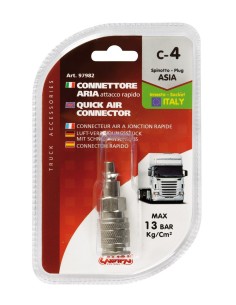 -CONNETTORE ARIA--C4--MASCHIO CINA  in poi FEMMINA ITALIA 2
