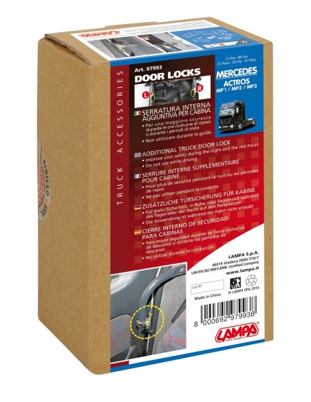 SERRATURA INTERNA AGGIUNTIVA MERCEDES ACTROS