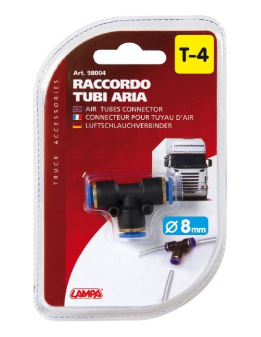 -RACCORDO TUBI ARIA 8MM--T4-