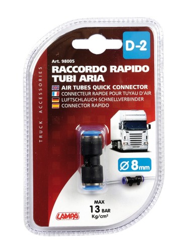 -RACCORDO TUBI ARIA 8MM--D2---