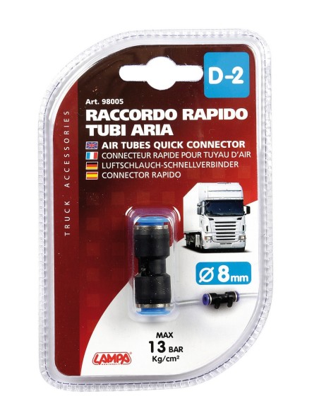 -RACCORDO TUBI ARIA 8MM--D2---