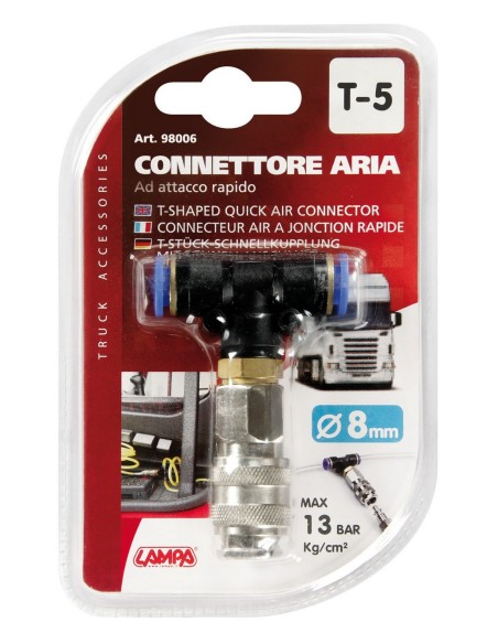 -CONNETTORE ARIA--T5--8MM-