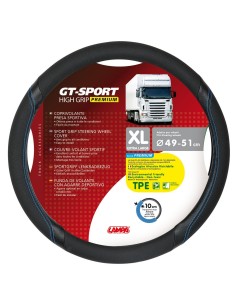 -COPRIVOLANTE TPE--GT-SPORT--XL-- 49-51CM NERO / B