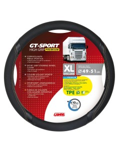 -COPRIVOLANTE TPE--GT-SPORT--XL-- 49-51CM NERO / B