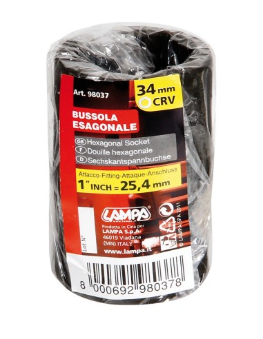 -CHIAVE BUSSOLA ESAGONALE CRV 1--   in poi  34 MM-