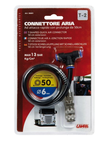 -CONNETTORE ARIA CON PROLUNGA 50CM--T2---
