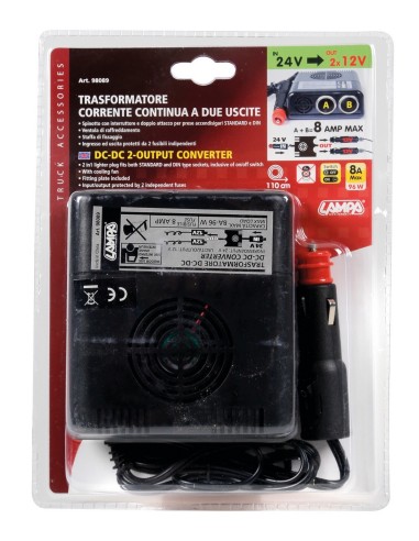 TRASFORMATORE 24  in poi 12V A DUE USCITE