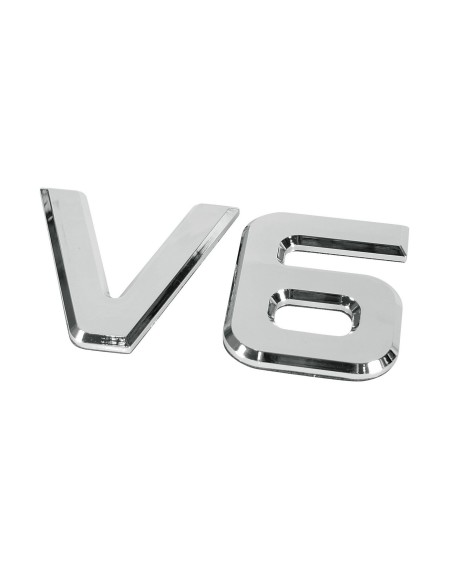 -EMBLEMA CROMATO --V-6-- TRUCK-