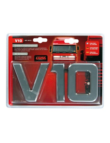 -EMBLEMA CROMATO --V-10-- TRUCK-