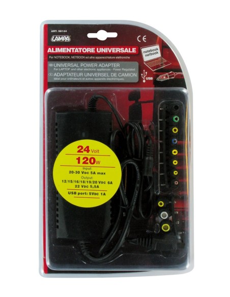 ALIMENTATORE NOTEBOOK 24V 120 W