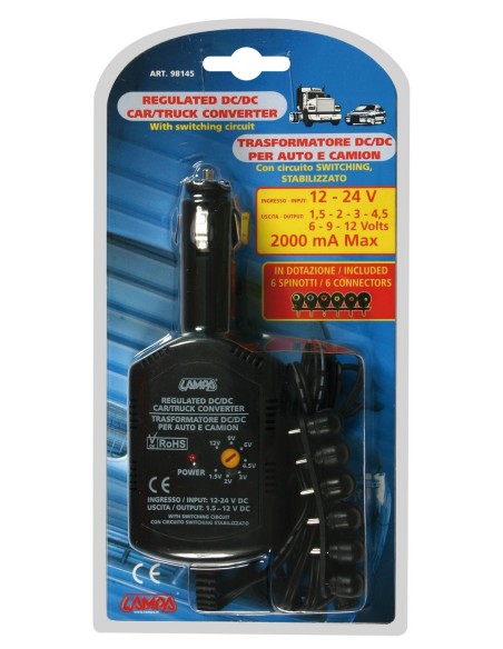 TRASFORMATORE 12/24V 2 AMPERE