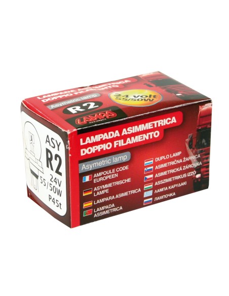 LAMPADA ASIMM.24V 55/50W R2 SCATOLA