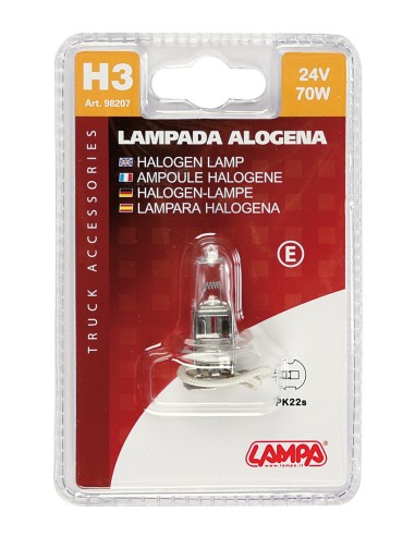 LAMPADA H3 24V 70W PK22S